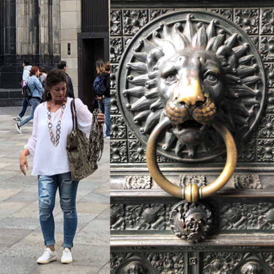 Prachtige handgemaakte ketting buffelhoorn. Matte finish, lichtgewicht. Lengte 116cm.