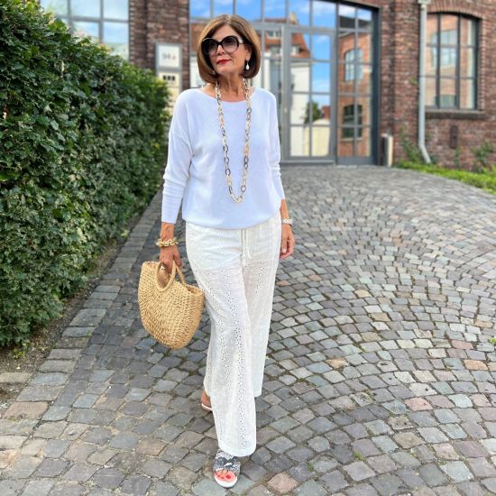 Buffelhoorn schakelarmband, 2 rijen. Lichte tinten, Matte finish