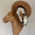 Matte, stoere buffelhoorn armband. Breedte 2cm. Verschillende tintjes.
